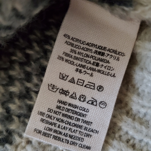 FREE PEOPLE Out Of Africa Wool Blend Oversized Leopard Cardigan XS - Picture 8 of 11